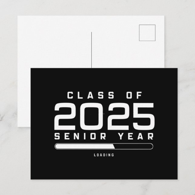 Klass 2025: Högre årsladdning 2025 Vykort (Fram/baksida)
