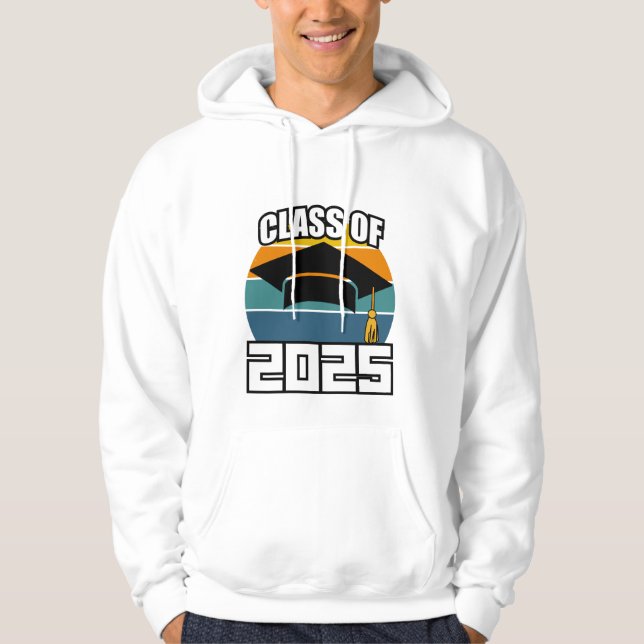 Klass 2025 - Högre klass Studenten-Förste år Hoodie (Framsida)