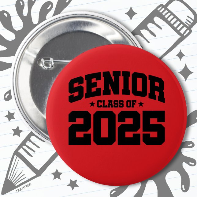 Klass 2025 Högskola Studenten 2025 Knapp (Skapare uppladdad)