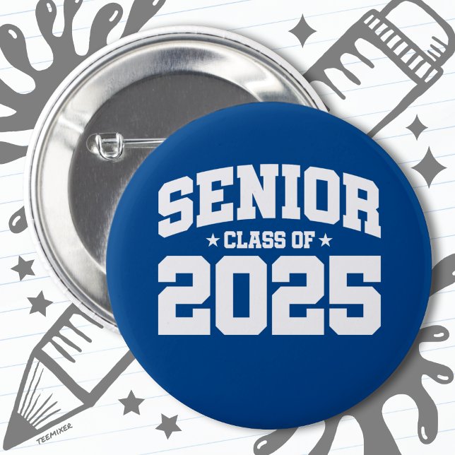 Klass 2025 Högskola Studenten 2025 Knapp (Skapare uppladdad)