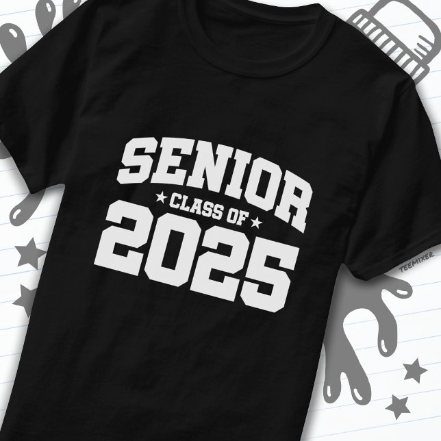 Klass 2025 Högskola Studenten 2025 T Shirt (Skapare uppladdad)
