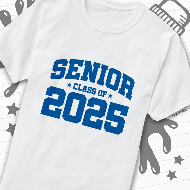 Klass 2025 Högskola Studenten 2025 T Shirt (Skapare uppladdad)