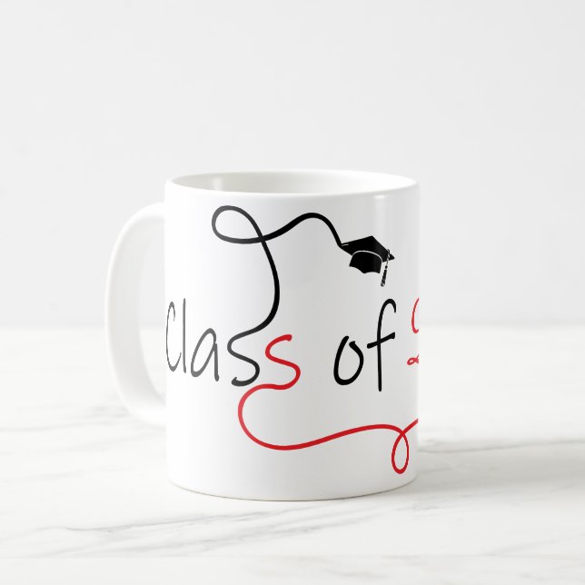 Klass 2025 kaffemugg (Framsida vänster)