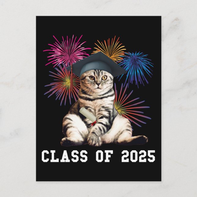 Klass 2025: Kattfoder Vykort (Framsida)