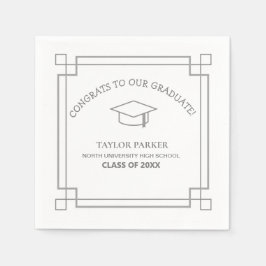 klass 2025, klass 2026 studenten pappersservett