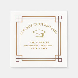 klass 2025, klass 2026 studenten pappersservett