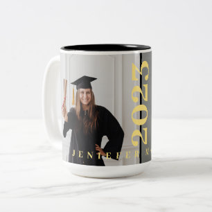 klass 2025, klass 2026 studenten Två-Tonad mugg