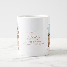 Klass 2025: Photo Grad Studenten Keepsaki Gift Jumbo Mugg