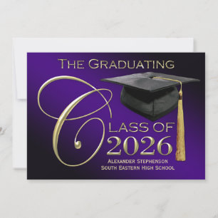 Klass 2025 Rik Lila Studenten Inbjudningar