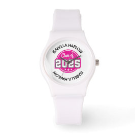 Klass 2025 Rosa Student Namn Armbandsur