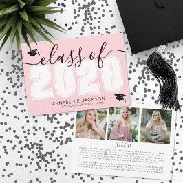 Klass 2025 Rosa Studenten Meddelande