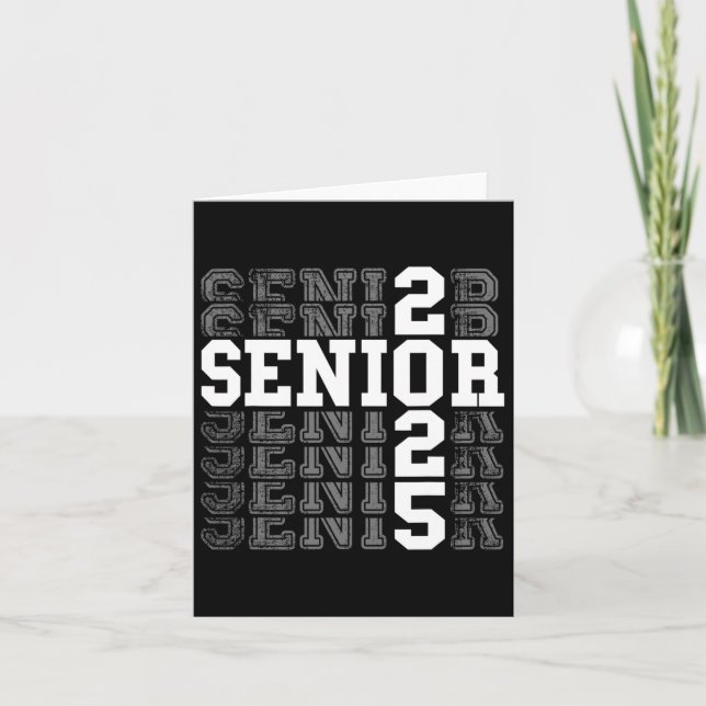 Klass 2025 Senior 2025 Tillbaka till skolan 2025 E Kort (Framsida)