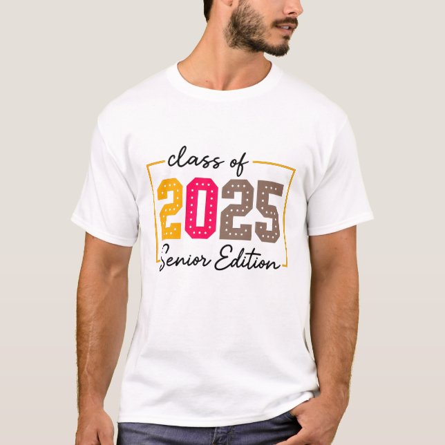 Klass 2025 - Senior Edition i Stil Tee (Framsida)