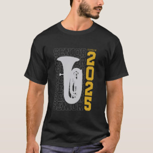 Klass 2025: Senior Tuba for Tuba Player T Shirt