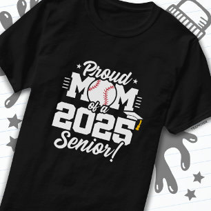 Klass 2025: Senior Year Baseball Mamma Senior 2025 T Shirt