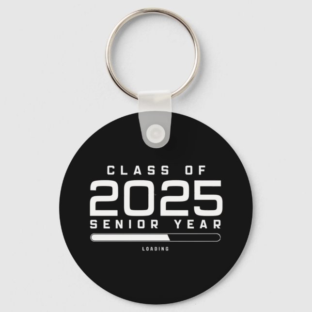 Klass 2025 Seniorår Lastar Senior 2025  Nyckelring (Framsida)