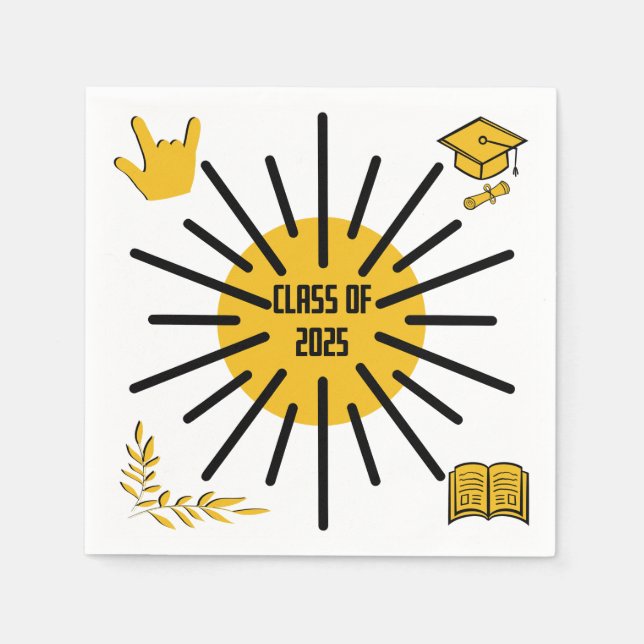 Klass 2025 - Solsken Pappersservett (Framsidan)