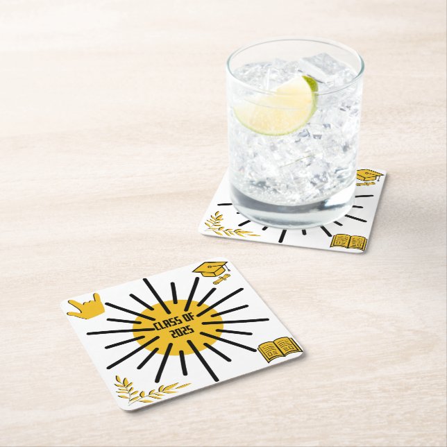 Klass 2025 - Solsken Underlägg Papper Kvadrat (Insitu)