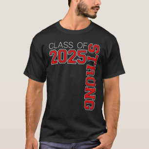 Klass 2025: Stark Student-klass av 25 röda svanar T Shirt