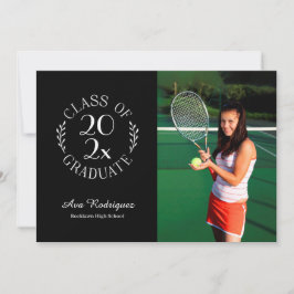 Klass 2025 Student 2 Photo Black Studenten Meddelande