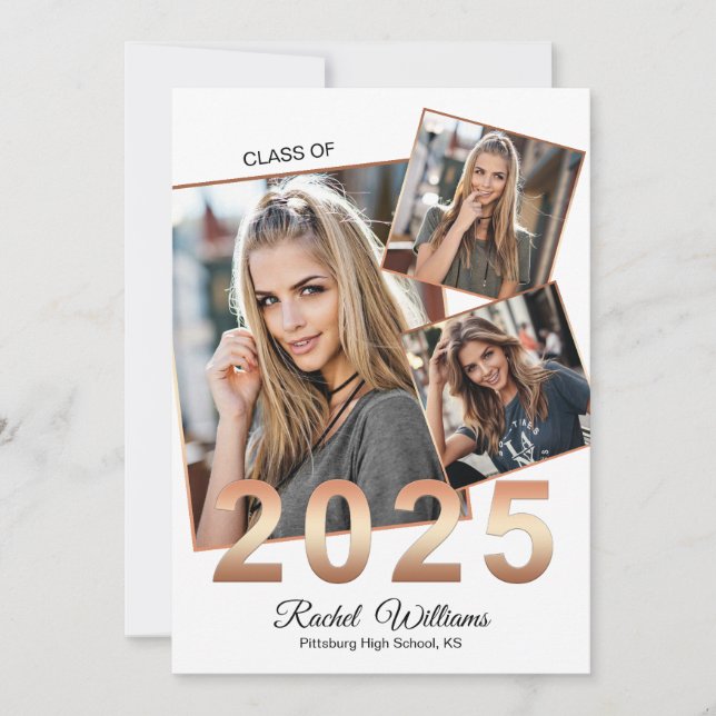 Klass 2025 Student Party-meddelande Meddelande (Framsida)