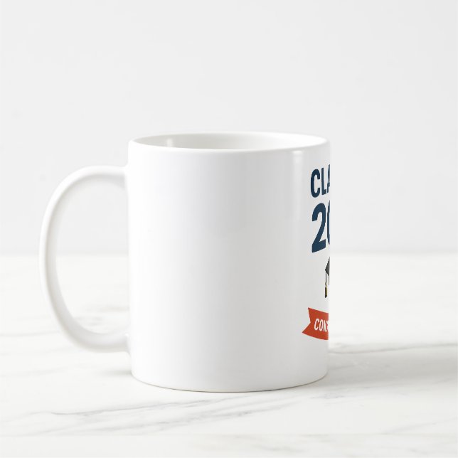 Klass 2025 Studenten Grattis Gift Kaffemugg (Vänster)