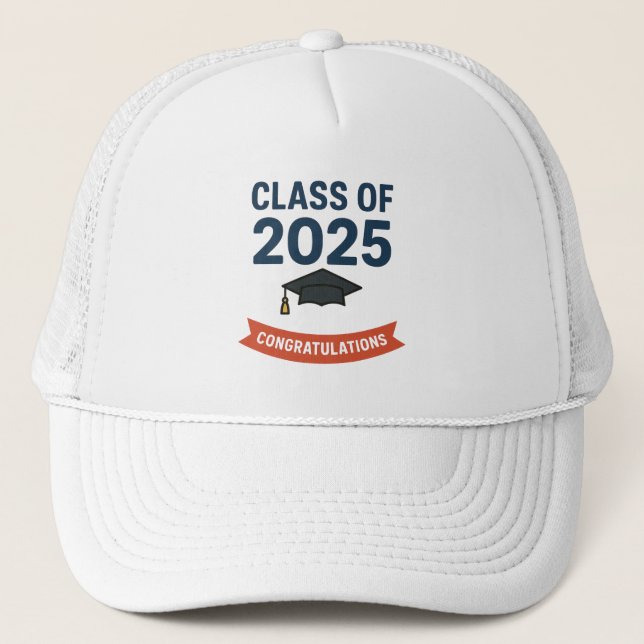 Klass 2025 Studenten Grattis Gift Keps (Framsida)