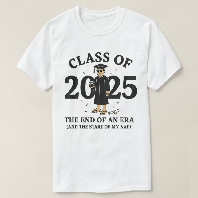 Klass 2025 Studenten T Shirt (Design framsida)