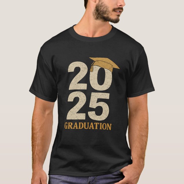 Klass 2025 Vintage Studenten Tee (Framsida)
