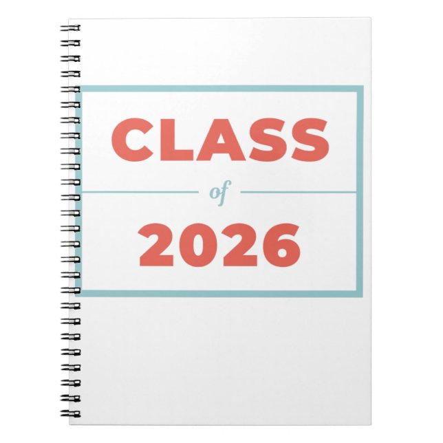 Klass 2026 anteckningsbok (Framsidan)