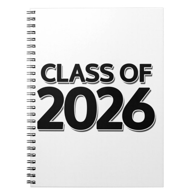 Klass 2026 anteckningsbok (Framsidan)