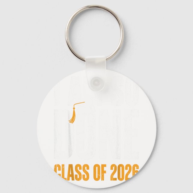 Klass 2026 är klara examen distressed nyckelring (Framsida)
