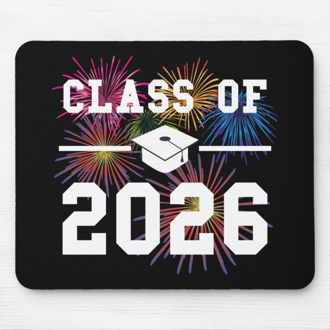 Klass 2026 Avslutningsår Musmatta (Framsidan)