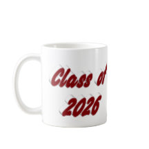 Klass 2026 burgunder typografi examen