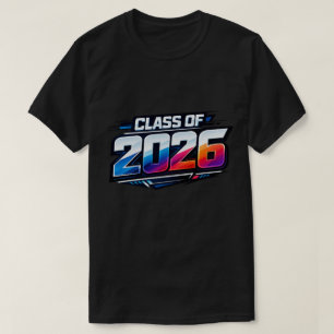 Klass 2026 Fet Modern Typografi T Shirt