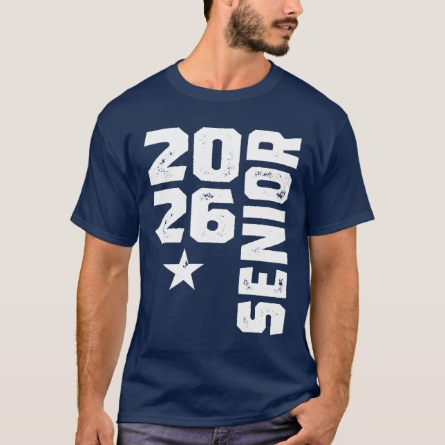 Klass 2026 - Förste Studenten-skolan T Shirt (Framsida)
