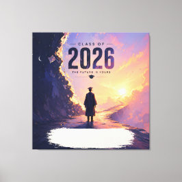 Klass 2026 Framtida väg Examensdesign Canvastryck