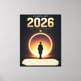 Klass 2026 Framtiden Är Din Anpassat Namn Canvastryck