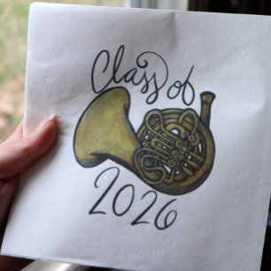 Klass 2026 franska hornorkesterklassmusik pappersservett