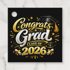 Klass 2026 gåvor etiketter
