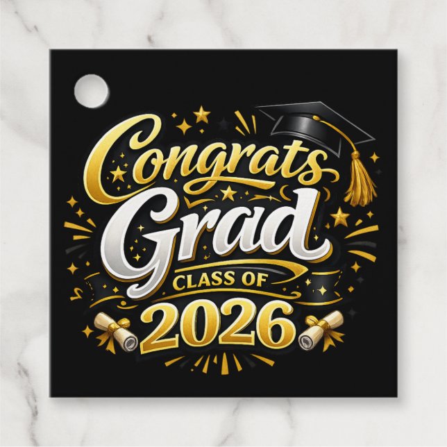 Klass 2026 gåvor etiketter (Framsida)