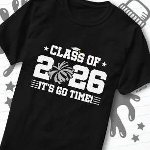 Klass 2026 Grå Glädje Examen Det Är Dags T Shirt