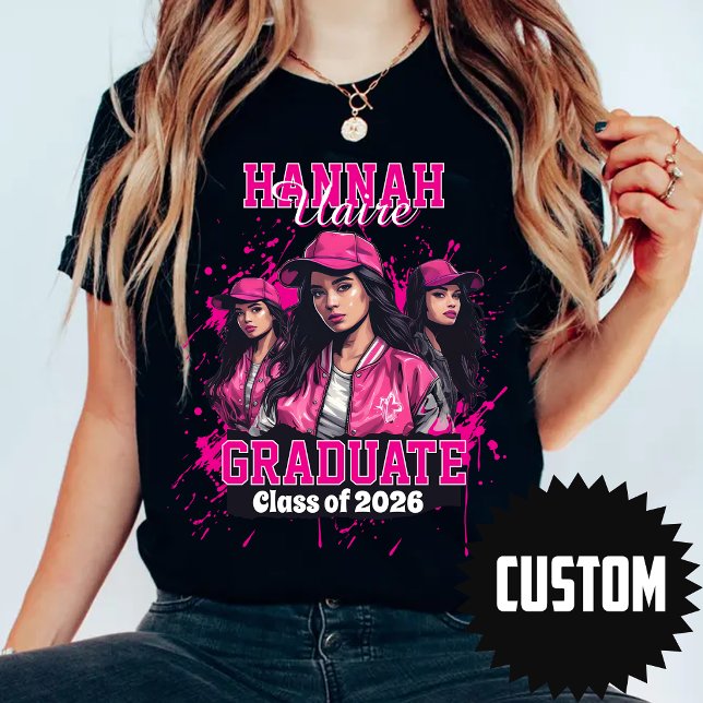 Klass 2026 Hannah Examenströja T Shirt (Skapare uppladdad)