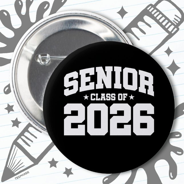 Klass 2026: Högre Studenten 2026 Knapp (Skapare uppladdad)