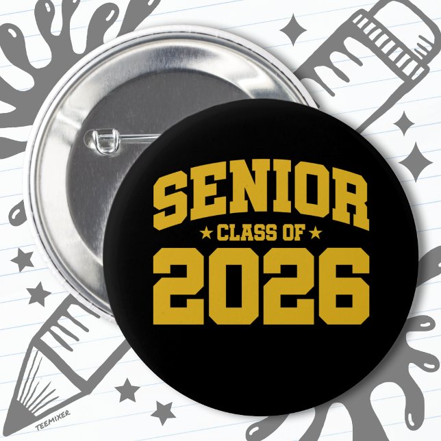 Klass 2026: Högre Studenten 2026 Knapp (Skapare uppladdad)