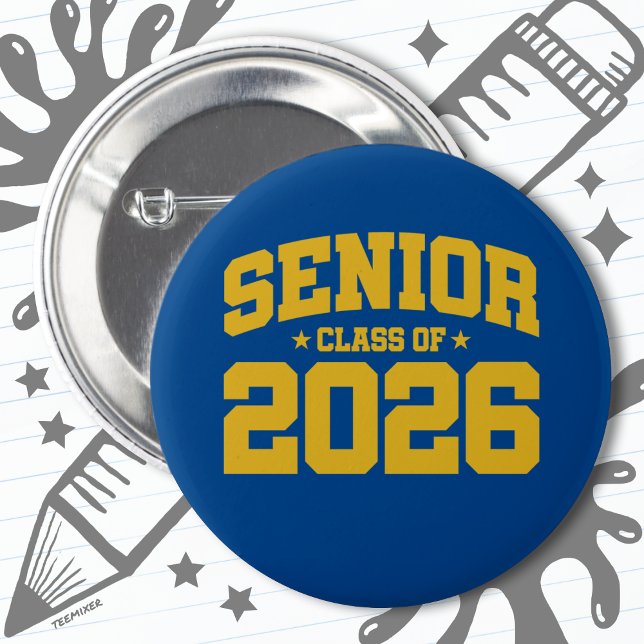 Klass 2026: Högre Studenten 2026 Knapp (Skapare uppladdad)