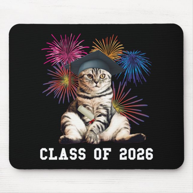Klass 2026 kattälskare musmatta (Framsidan)