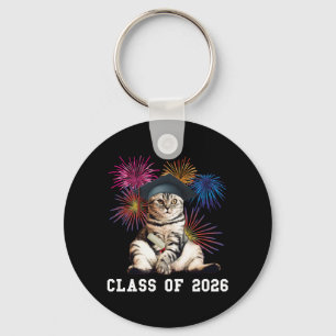 Klass 2026 kattälskare nyckelring