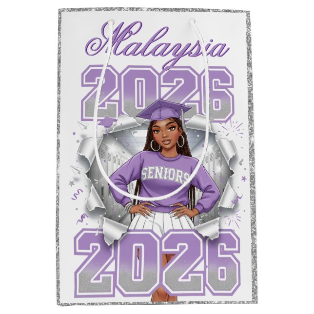 Klass 2026 Lavendel & Silver Examenståg 2026 (Framsidan)