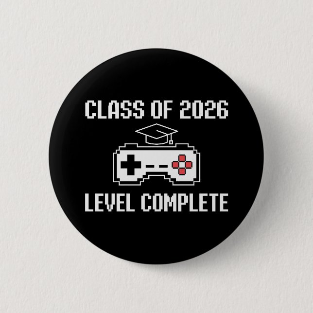 Klass 2026 Nivå Komplett Spelande Examen Knapp (Framsida)